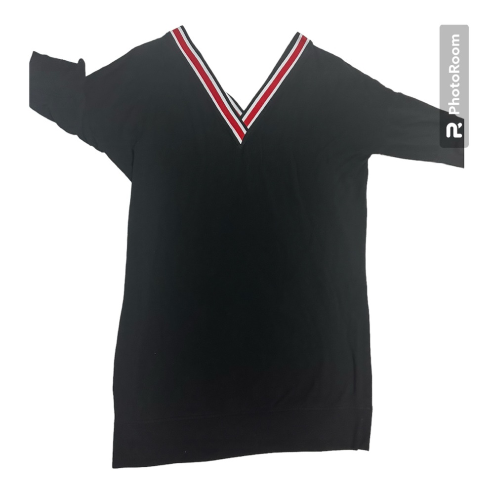 Beautiful black ‘Express’ tunic/dress V cut front and back.